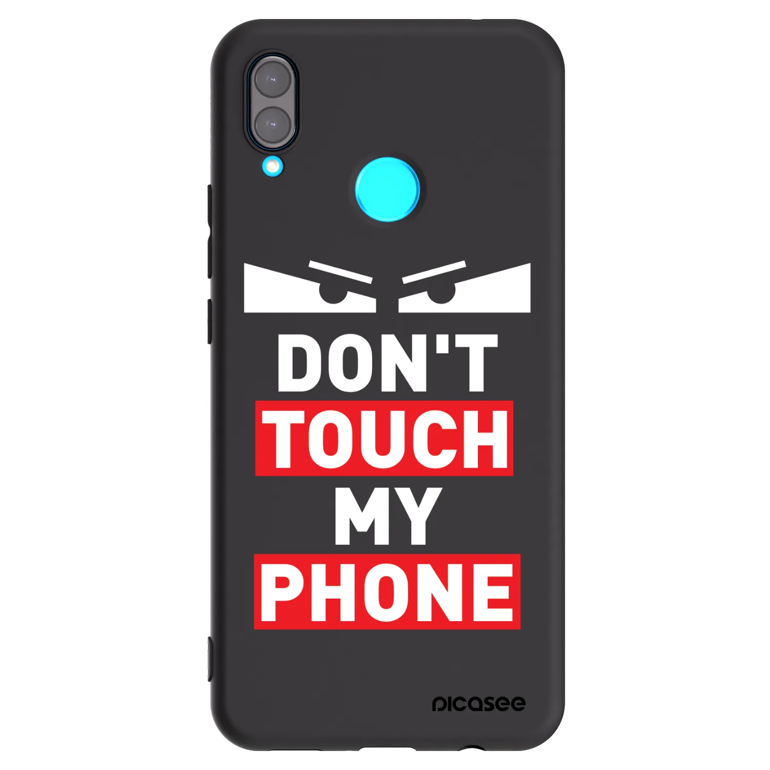 Picasee husă neagră din silicon pentru Huawei Nova 3i - Shadow Eye - Transparent