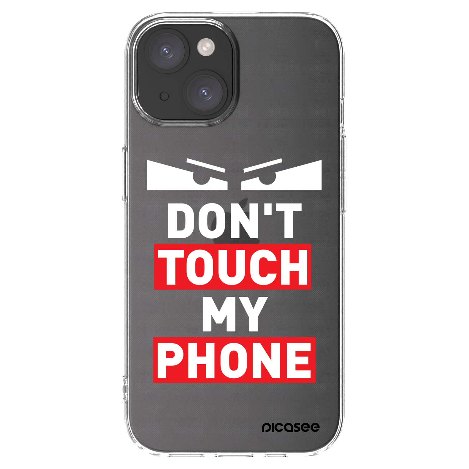 Picasee husă transparentă din silicon pentru Apple iPhone 15 - Shadow Eye - Transparent