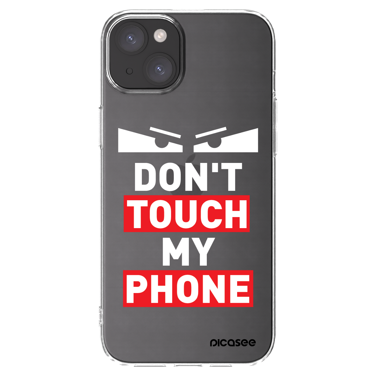 Picasee husă transparentă din silicon pentru Apple iPhone 15 Plus - Shadow Eye - Transparent