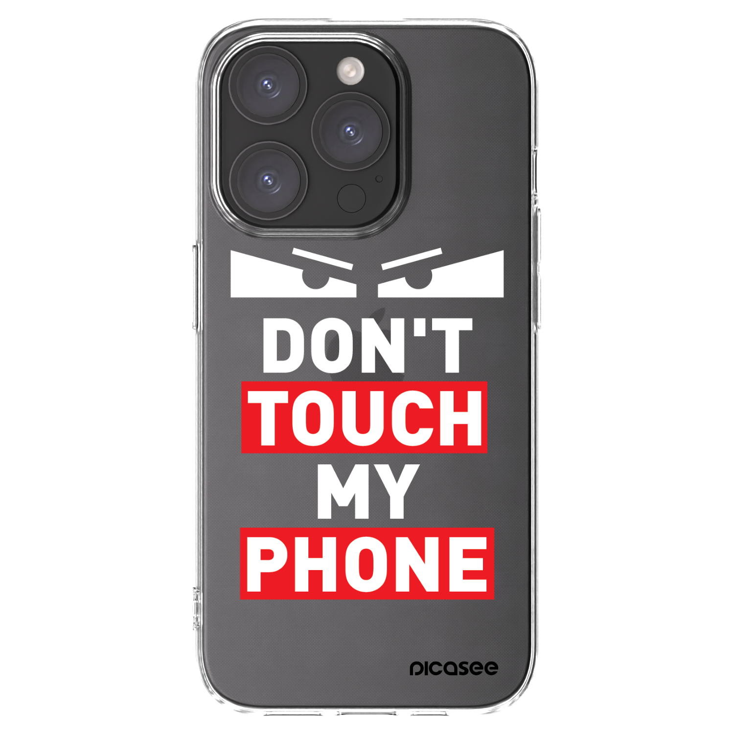 Picasee husă transparentă din silicon pentru Apple iPhone 15 Pro - Shadow Eye - Transparent