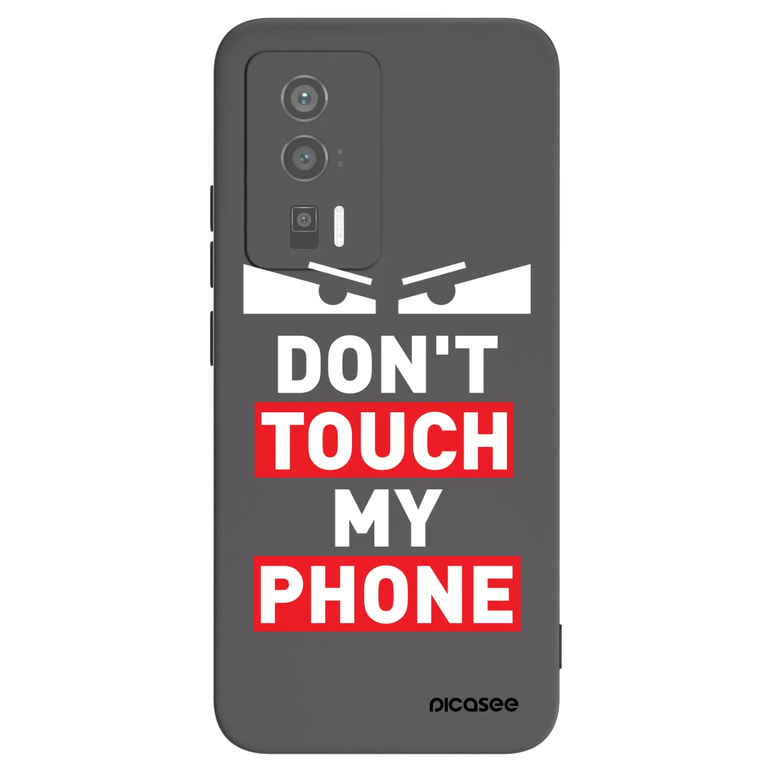 Picasee husă neagră din silicon pentru Xiaomi Poco F5 Pro 5G - Shadow Eye - Transparent