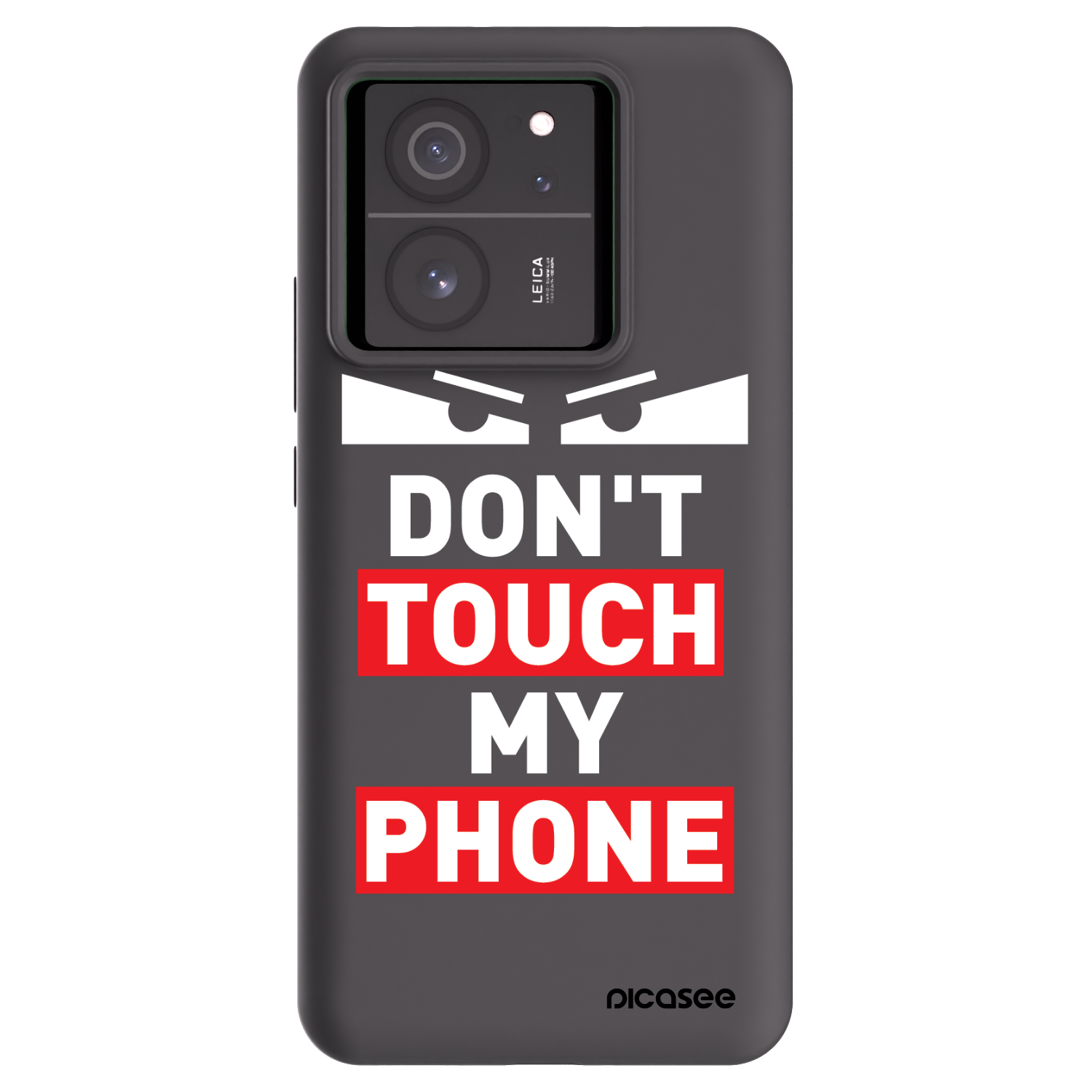 Picasee husă neagră din silicon pentru Xiaomi 13T - Shadow Eye - Transparent