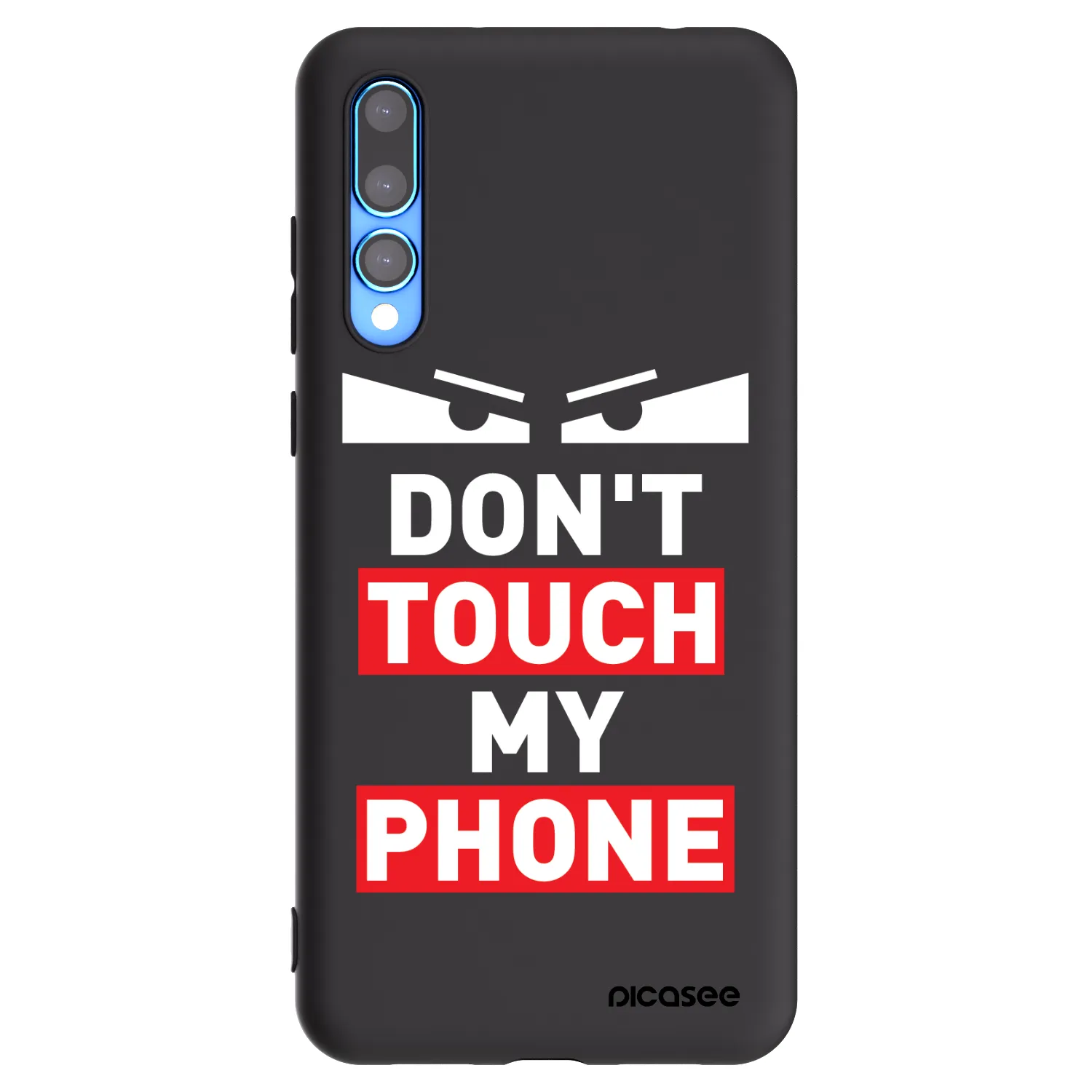 Picasee husă neagră din silicon pentru Huawei P20 Pro - Shadow Eye - Transparent