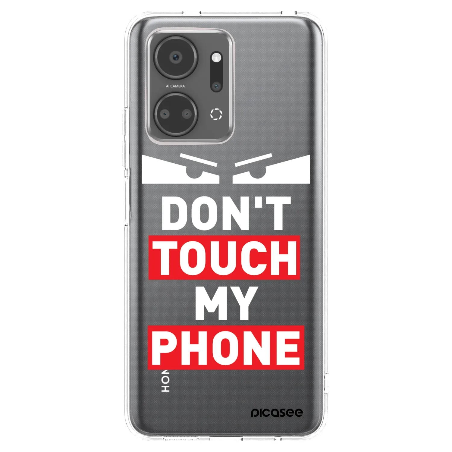 Picasee husă transparentă din silicon pentru Honor X7a - Shadow Eye - Transparent