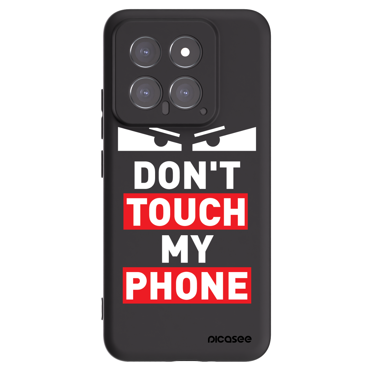 Picasee husă neagră din silicon pentru Xiaomi 14 - Shadow Eye - Transparent