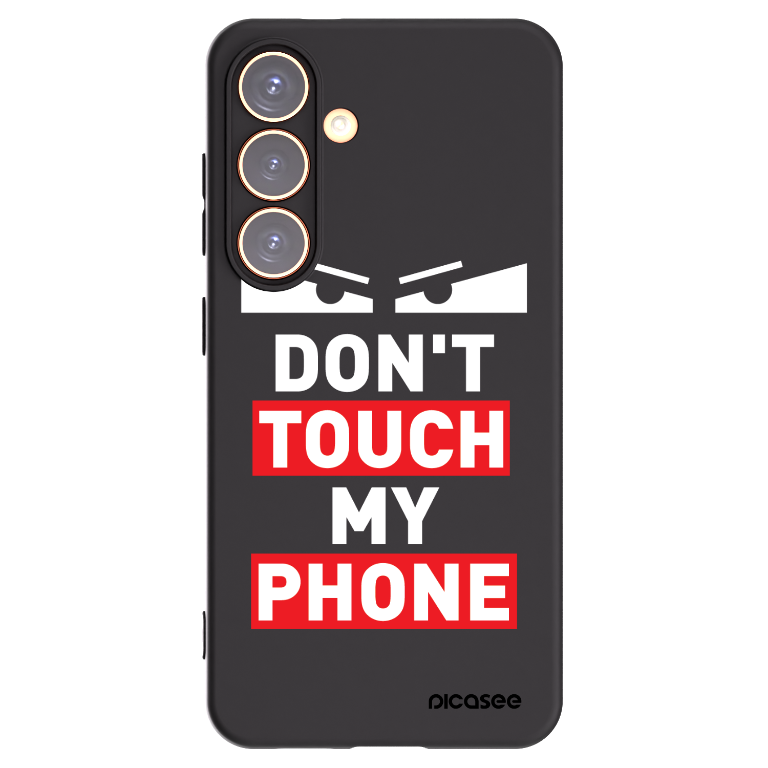 Picasee husă neagră din silicon pentru Samsung Galaxy S24 S921B 5G - Shadow Eye - Transparent