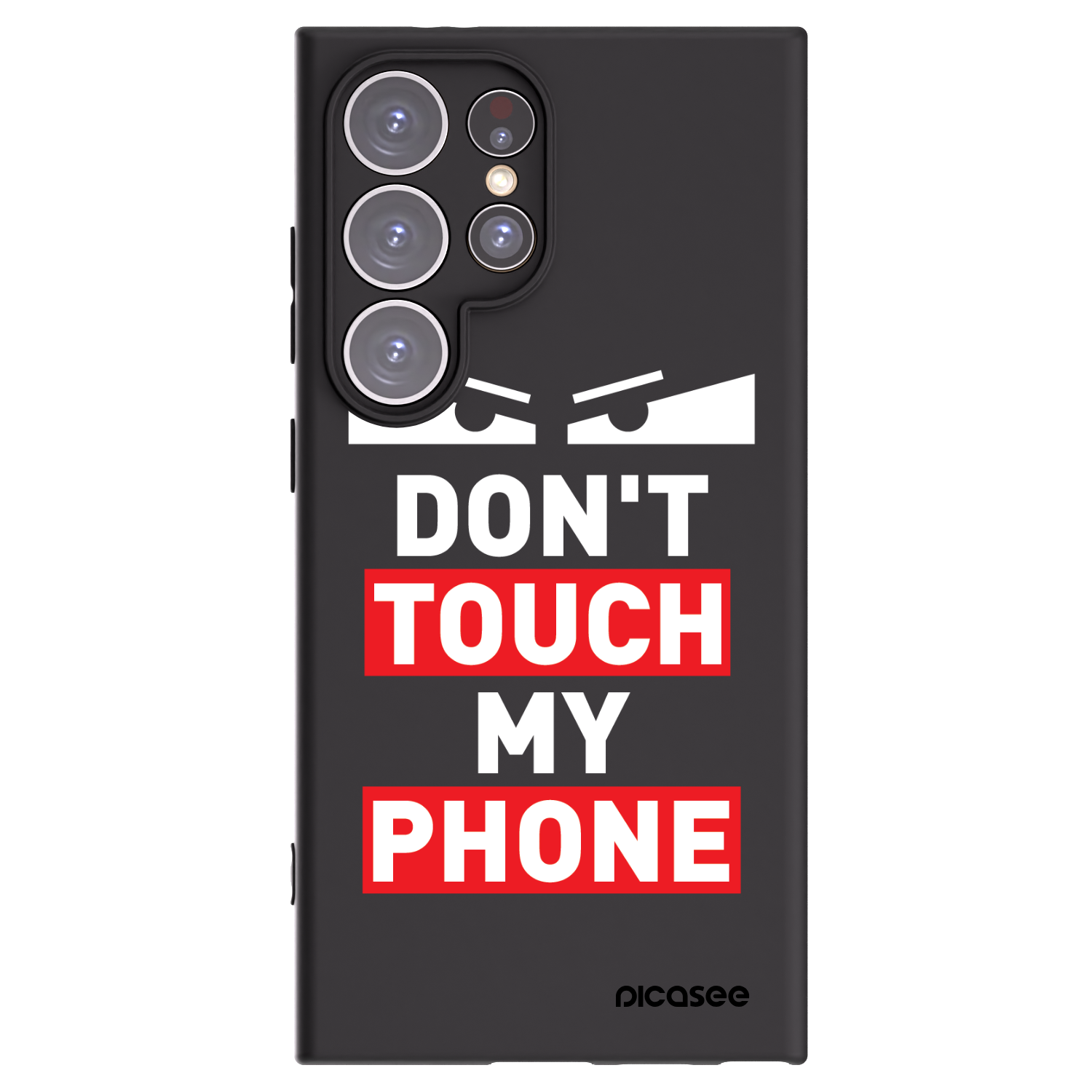 Picasee husă neagră din silicon pentru Samsung Galaxy S24 Ultra S928B 5G - Shadow Eye - Transparent