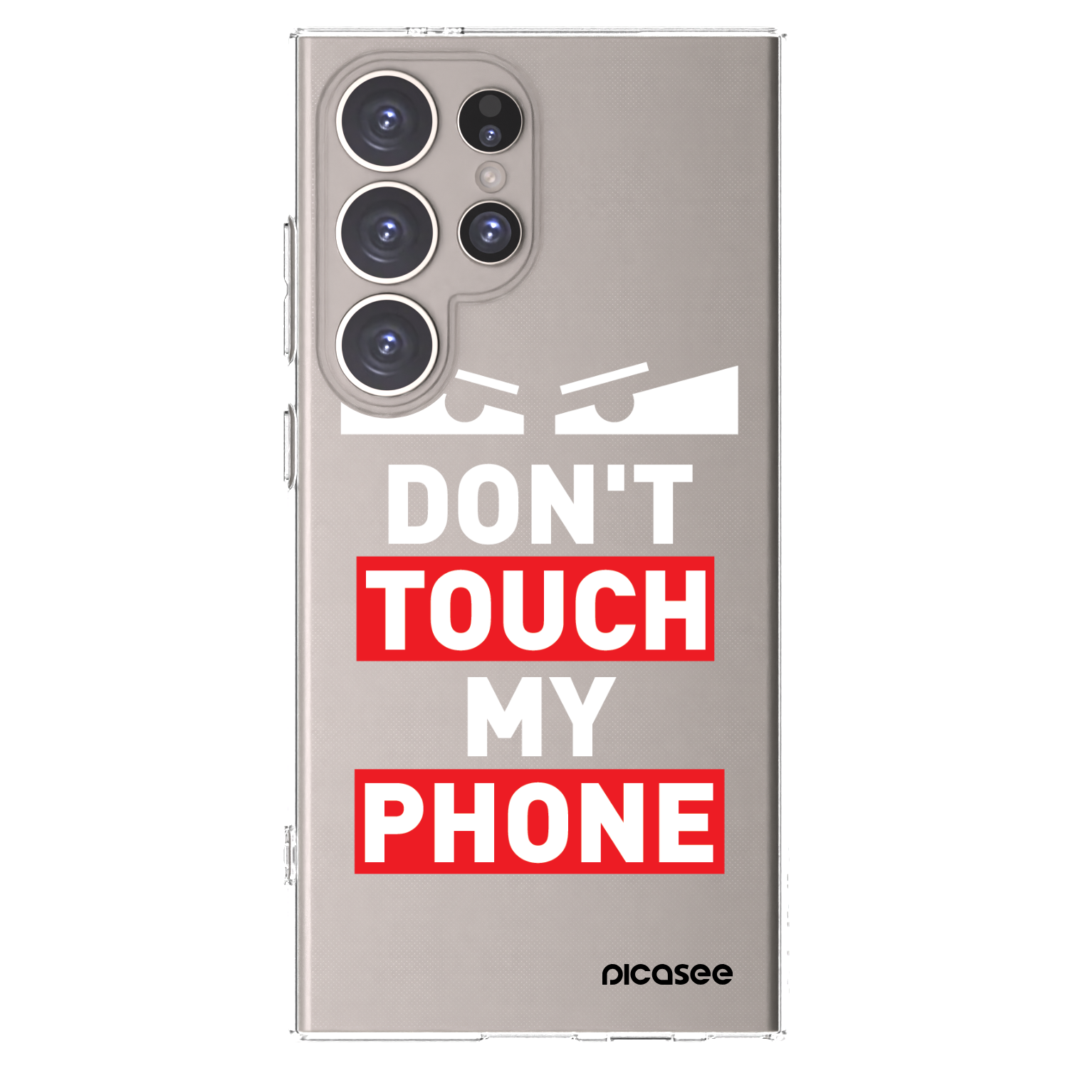 Picasee husă transparentă din silicon pentru Samsung Galaxy S24 Ultra S928B 5G - Shadow Eye - Transparent