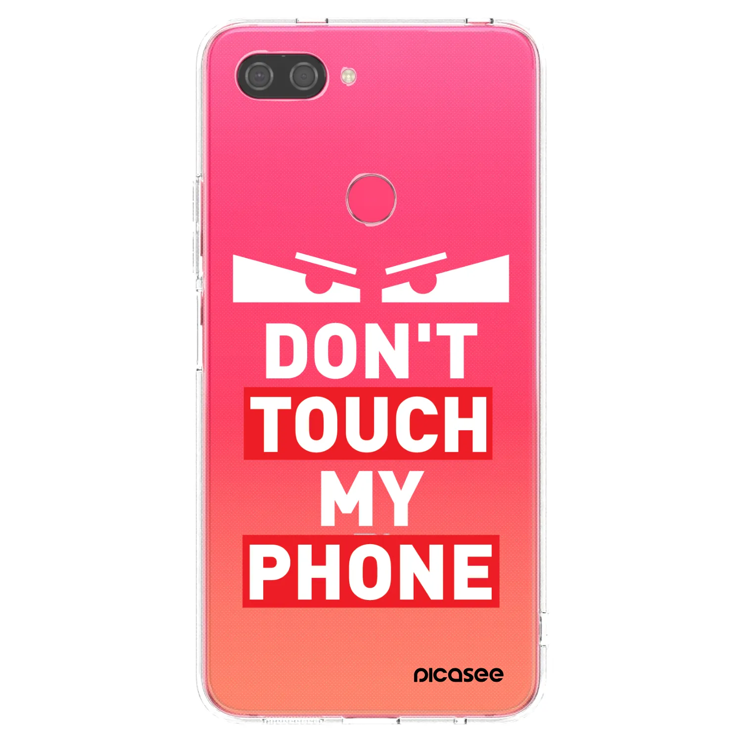 Picasee husă transparentă din silicon pentru Xiaomi Mi 8 Lite - Shadow Eye - Transparent