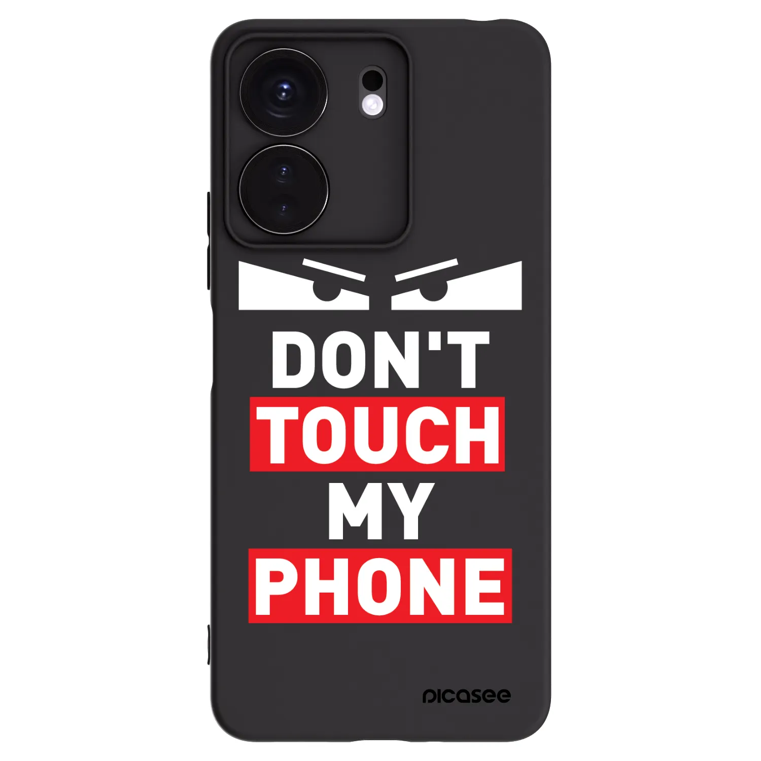 Picasee husă neagră din silicon pentru Xiaomi Redmi 13C 4G - Shadow Eye - Transparent