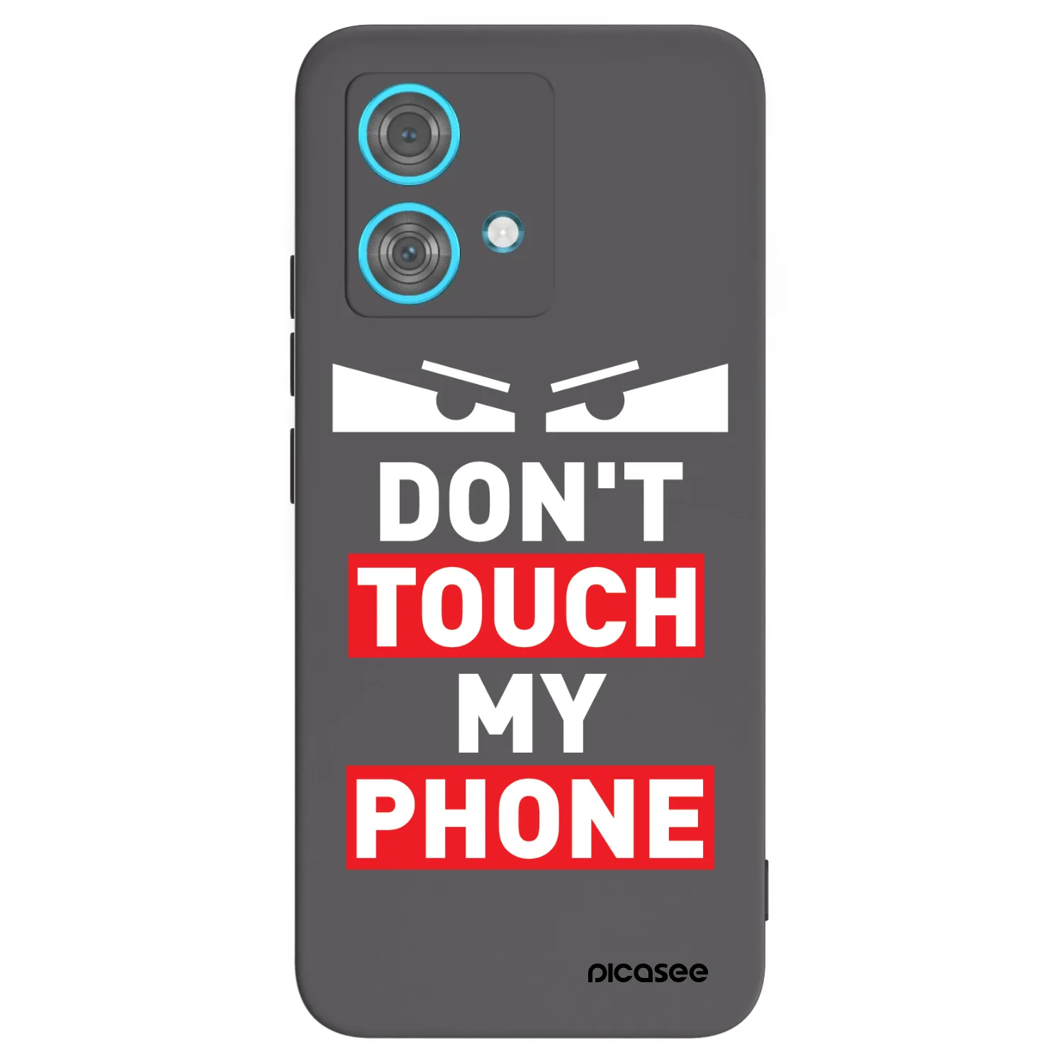 Picasee husă neagră din silicon pentru Motorola Edge 40 Neo - Shadow Eye - Transparent