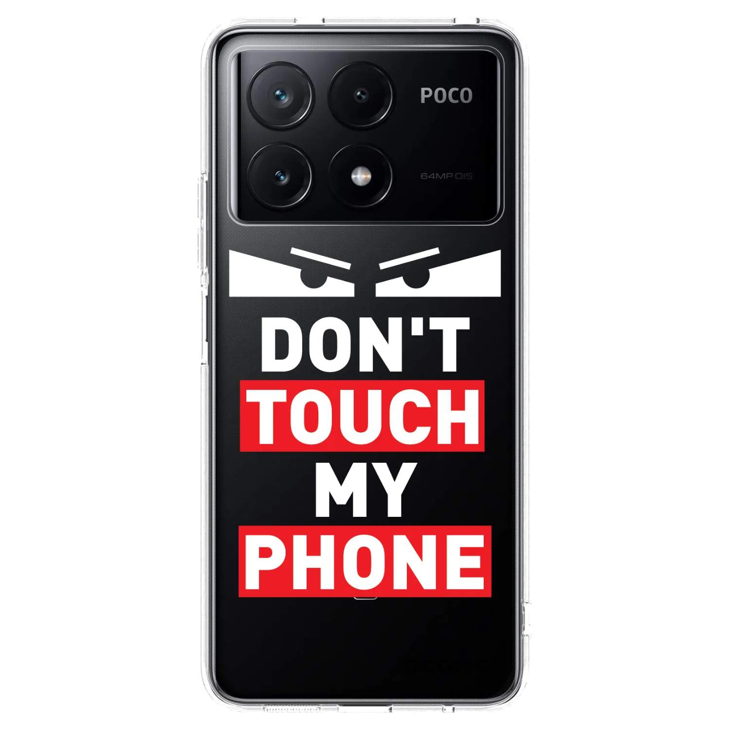 Picasee husă transparentă din silicon pentru Xiaomi Poco X6 Pro - Shadow Eye - Transparent