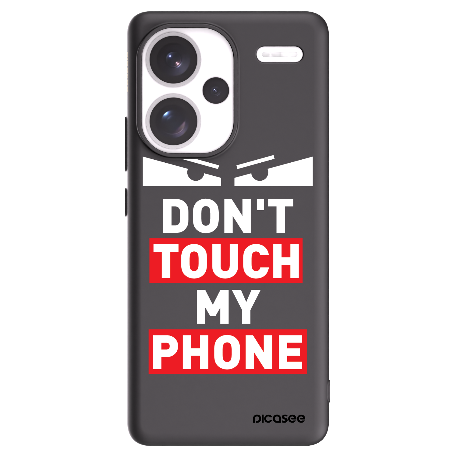 Picasee husă neagră din silicon pentru Xiaomi Redmi Note 13 Pro+ 5G - Shadow Eye - Transparent