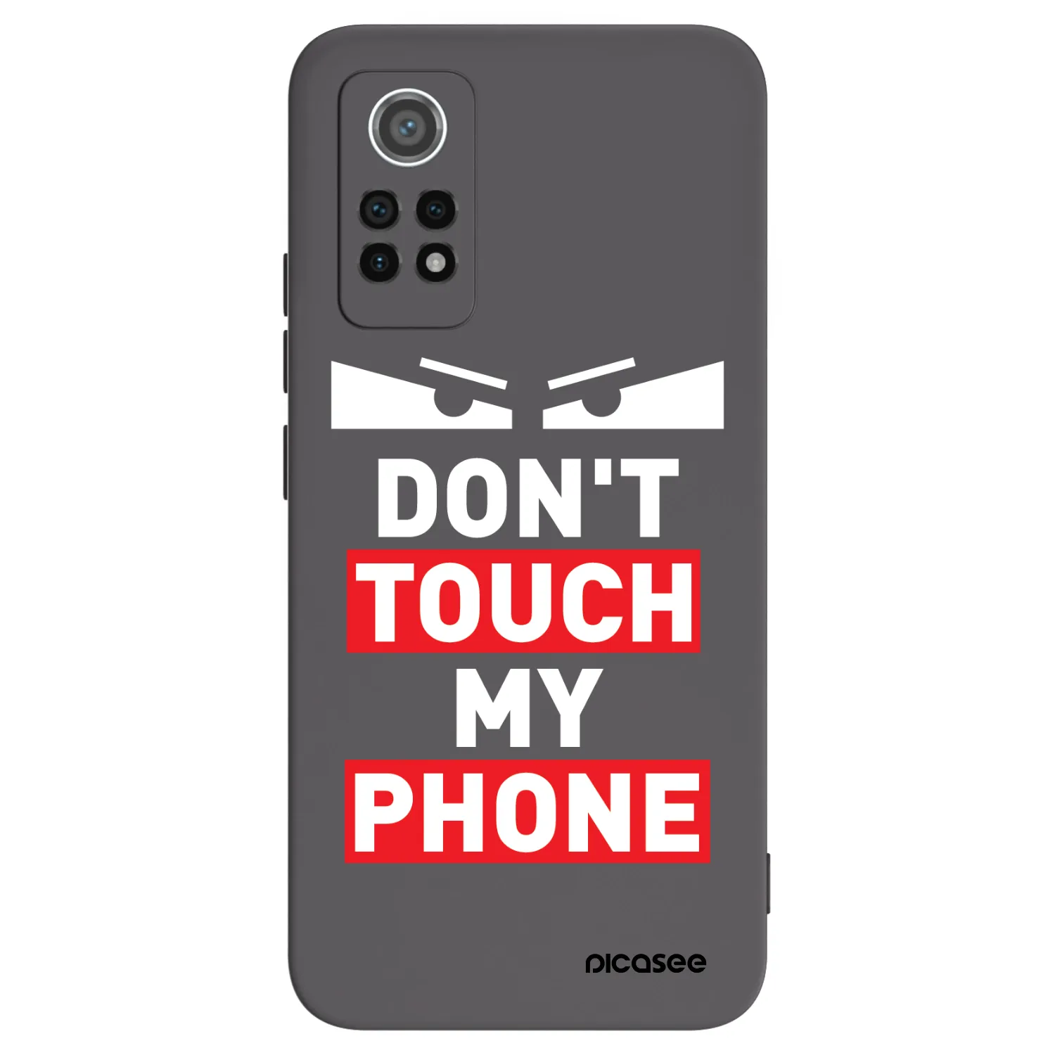 Picasee husă neagră din silicon pentru Xiaomi Redmi Note 12 Pro 4G - Shadow Eye - Transparent