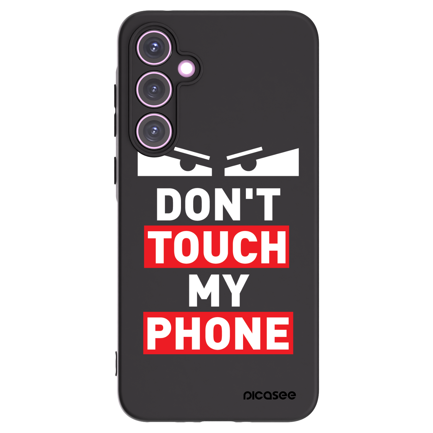 Picasee husă neagră din silicon pentru Samsung Galaxy A35 5G A356B - Shadow Eye - Transparent