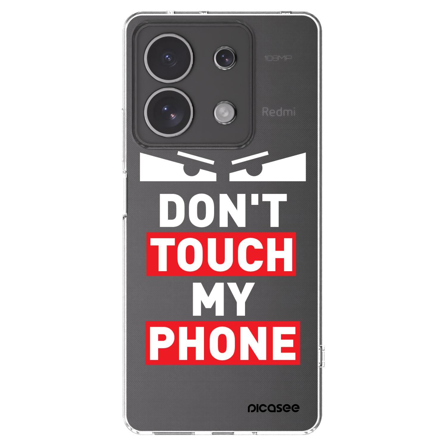 Picasee husă transparentă din silicon pentru Xiaomi Redmi Note 13 4G - Shadow Eye - Transparent