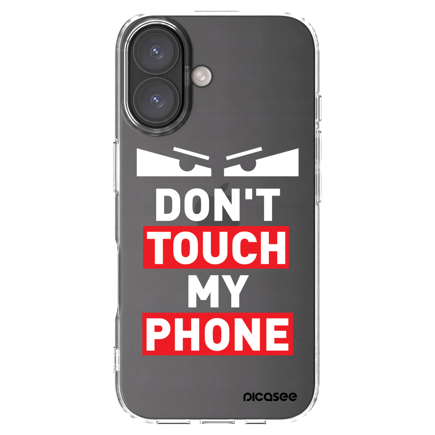 Picasee husă transparentă din silicon pentru Apple iPhone 16 - Shadow Eye - Transparent