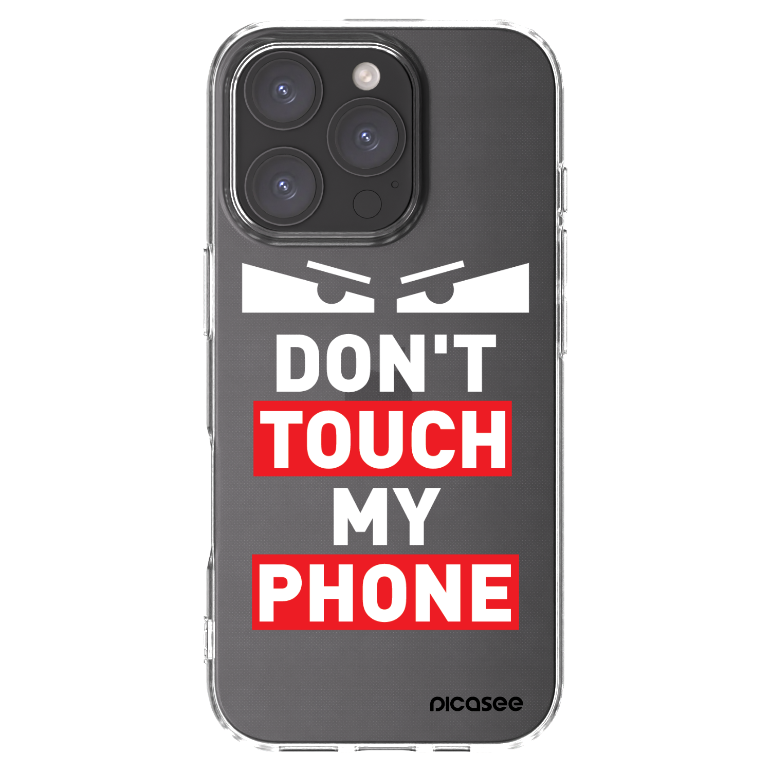 Picasee husă transparentă din silicon pentru Apple iPhone 16 Pro - Shadow Eye - Transparent