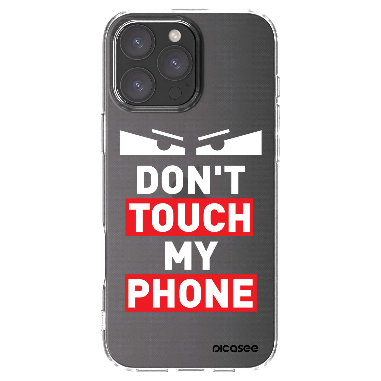 Picasee husă transparentă din silicon pentru Apple iPhone 16 Pro Max - Shadow Eye - Transparent