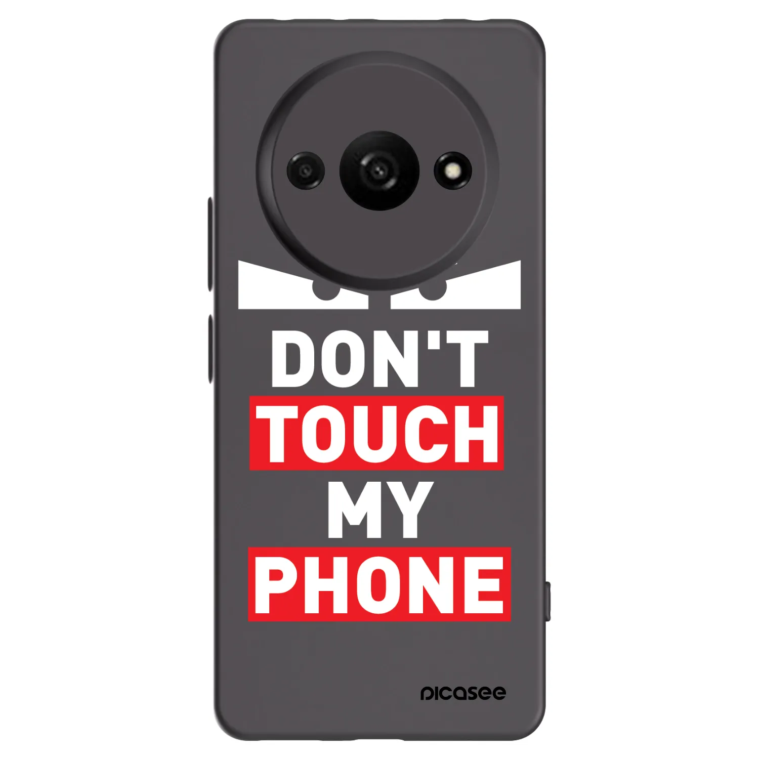 Picasee husă neagră din silicon pentru Xiaomi Redmi A3 - Shadow Eye - Transparent