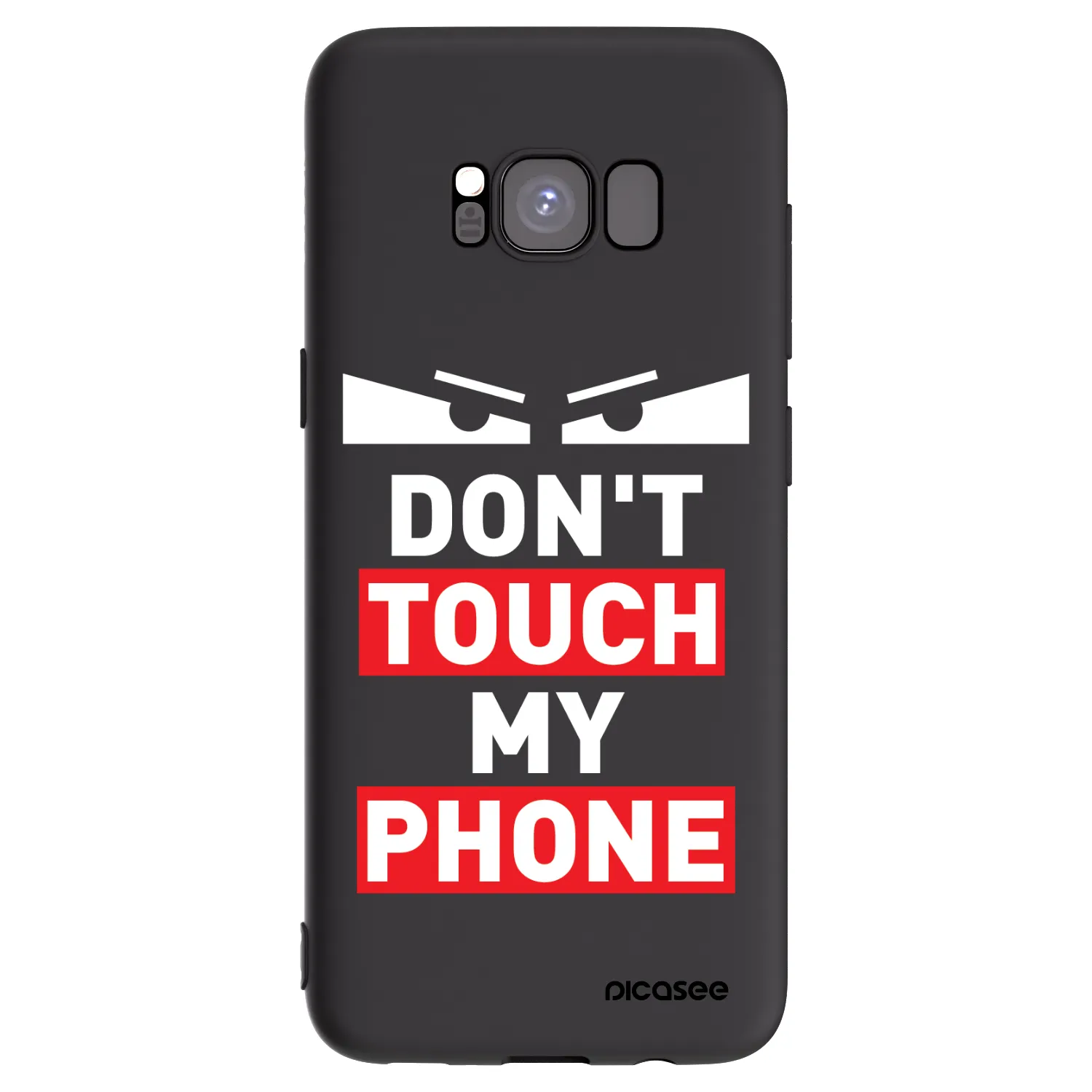 Picasee husă neagră din silicon pentru Samsung Galaxy S8 G950F - Shadow Eye - Transparent