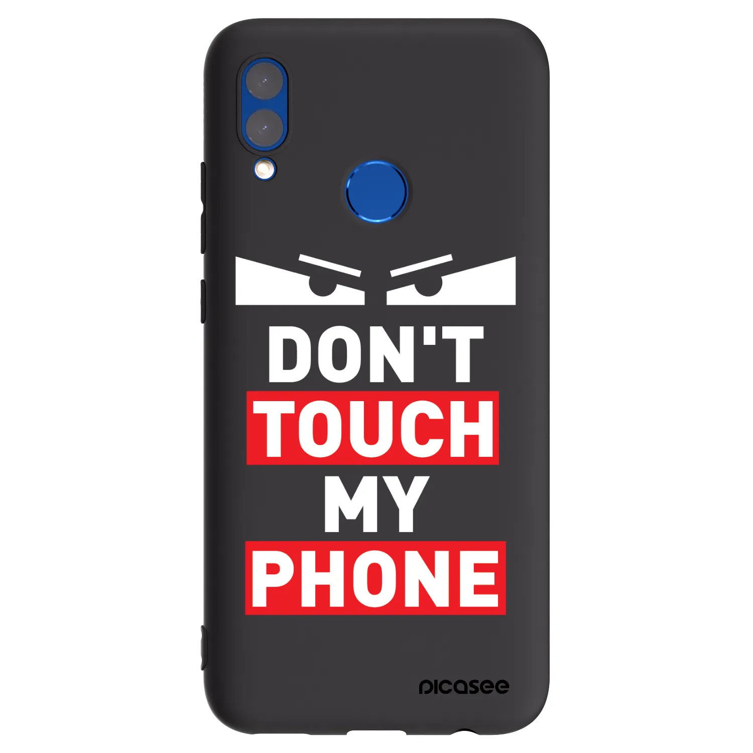 Picasee husă neagră din silicon pentru Honor 10 Lite - Shadow Eye - Transparent