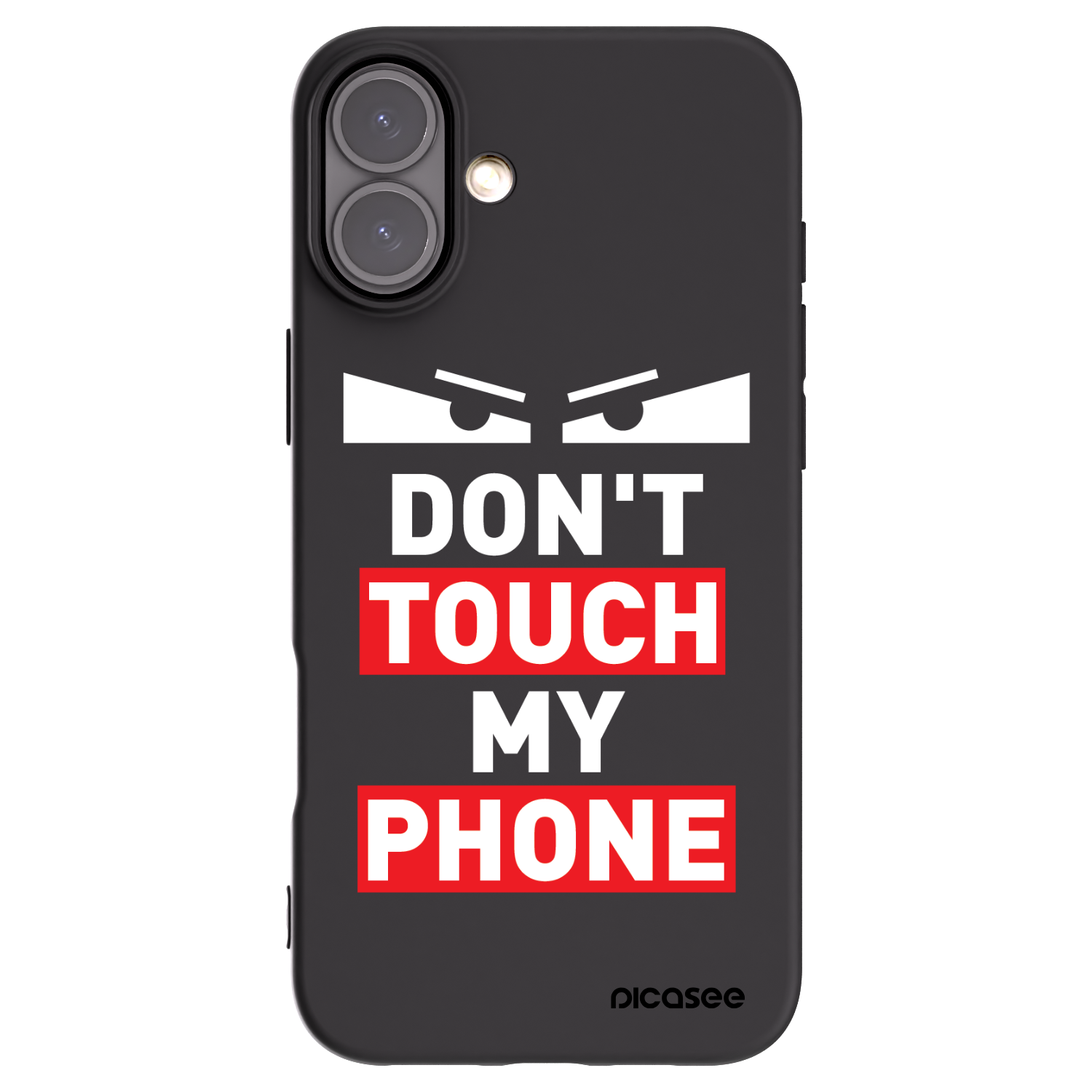 Picasee husă neagră din silicon pentru Apple iPhone 16 Plus - Shadow Eye - Transparent