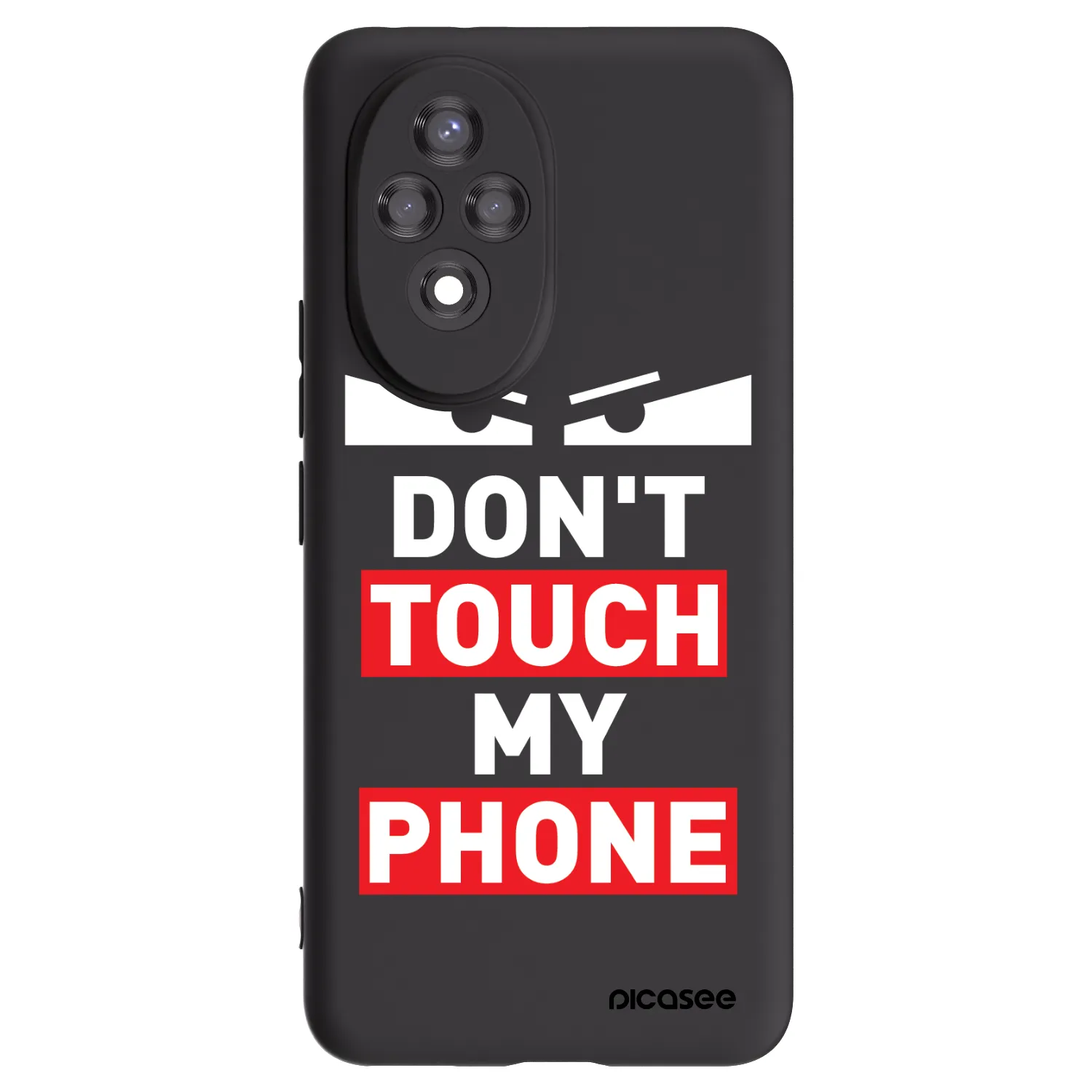 Picasee husă neagră din silicon pentru Honor 200 Pro 5G - Shadow Eye - Transparent