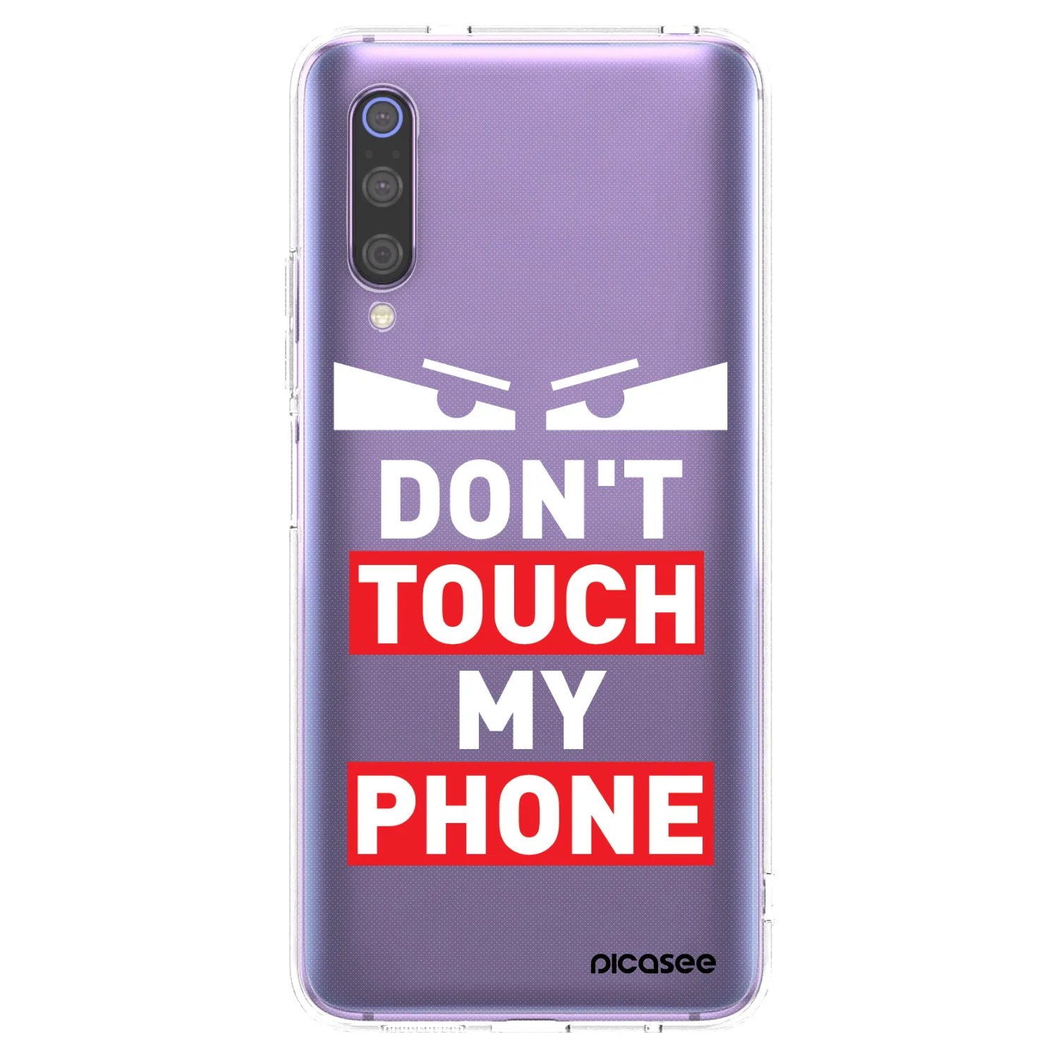 Picasee husă transparentă din silicon pentru Xiaomi Mi 9 - Shadow Eye - Transparent