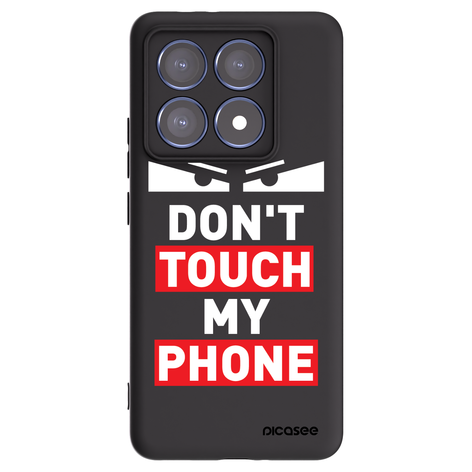 Picasee husă neagră din silicon pentru Xiaomi 14T Pro - Shadow Eye - Transparent