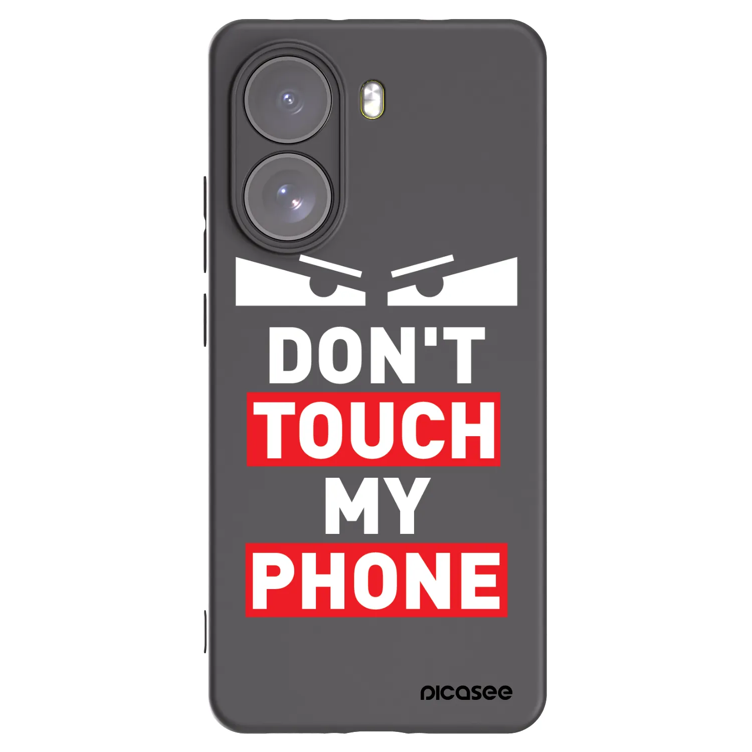 Picasee husă neagră din silicon pentru Xiaomi Poco X7 - Shadow Eye - Transparent