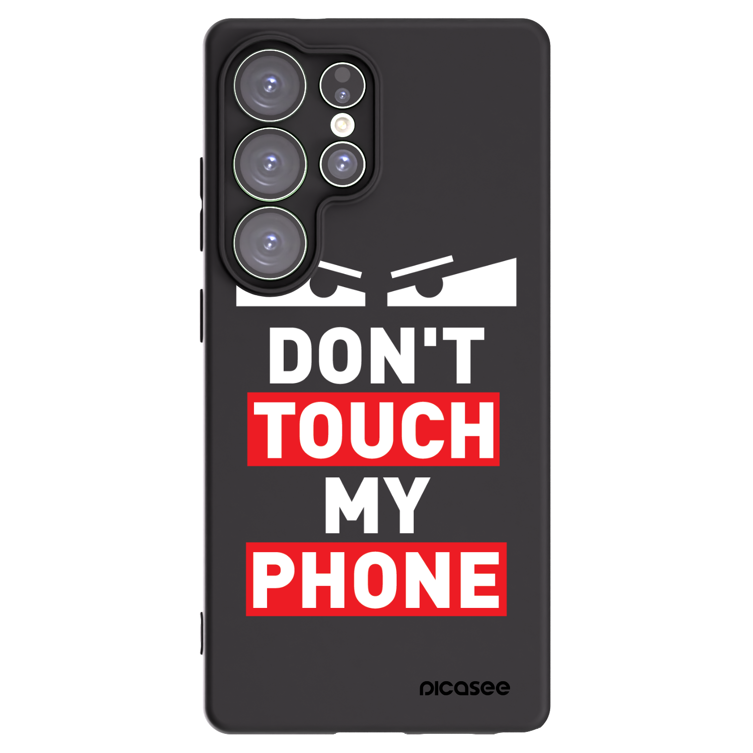 Picasee husă neagră din silicon pentru Samsung Galaxy S25 Ultra 5G - Shadow Eye - Transparent