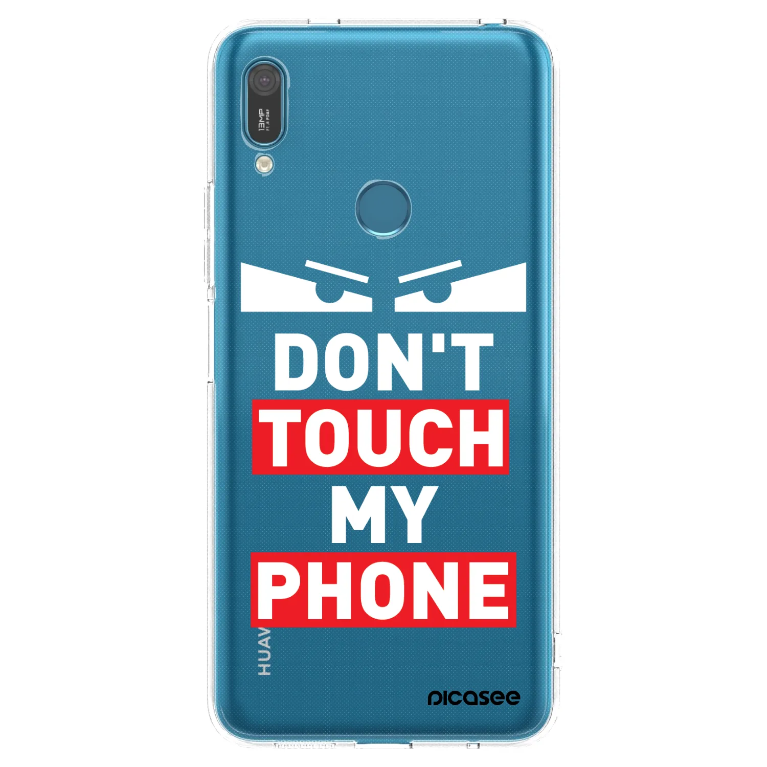 Picasee husă transparentă din silicon pentru Huawei Y7 2019 - Shadow Eye - Transparent