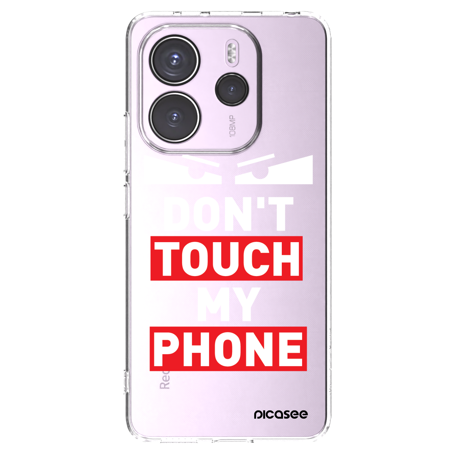 Picasee husă transparentă din silicon pentru Xiaomi Redmi Note 14 4G - Shadow Eye - Transparent