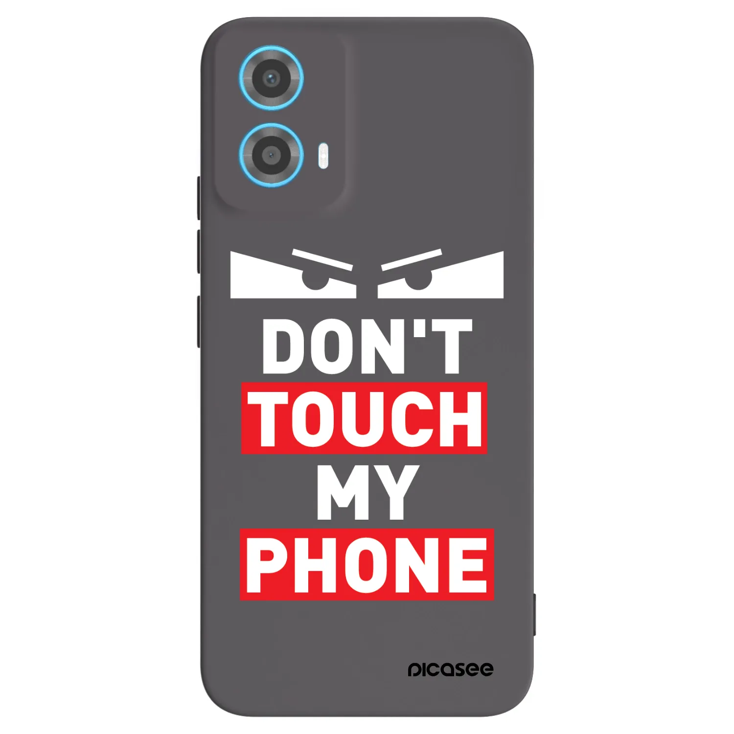 Picasee husă neagră din silicon pentru Motorola Moto G34 5G - Shadow Eye - Transparent