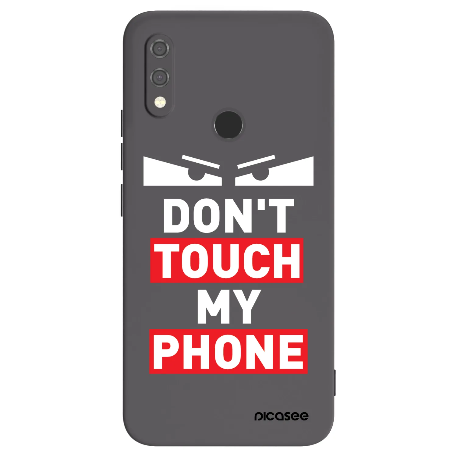 Picasee husă neagră din silicon pentru Xiaomi Redmi Note 7 - Shadow Eye - Transparent