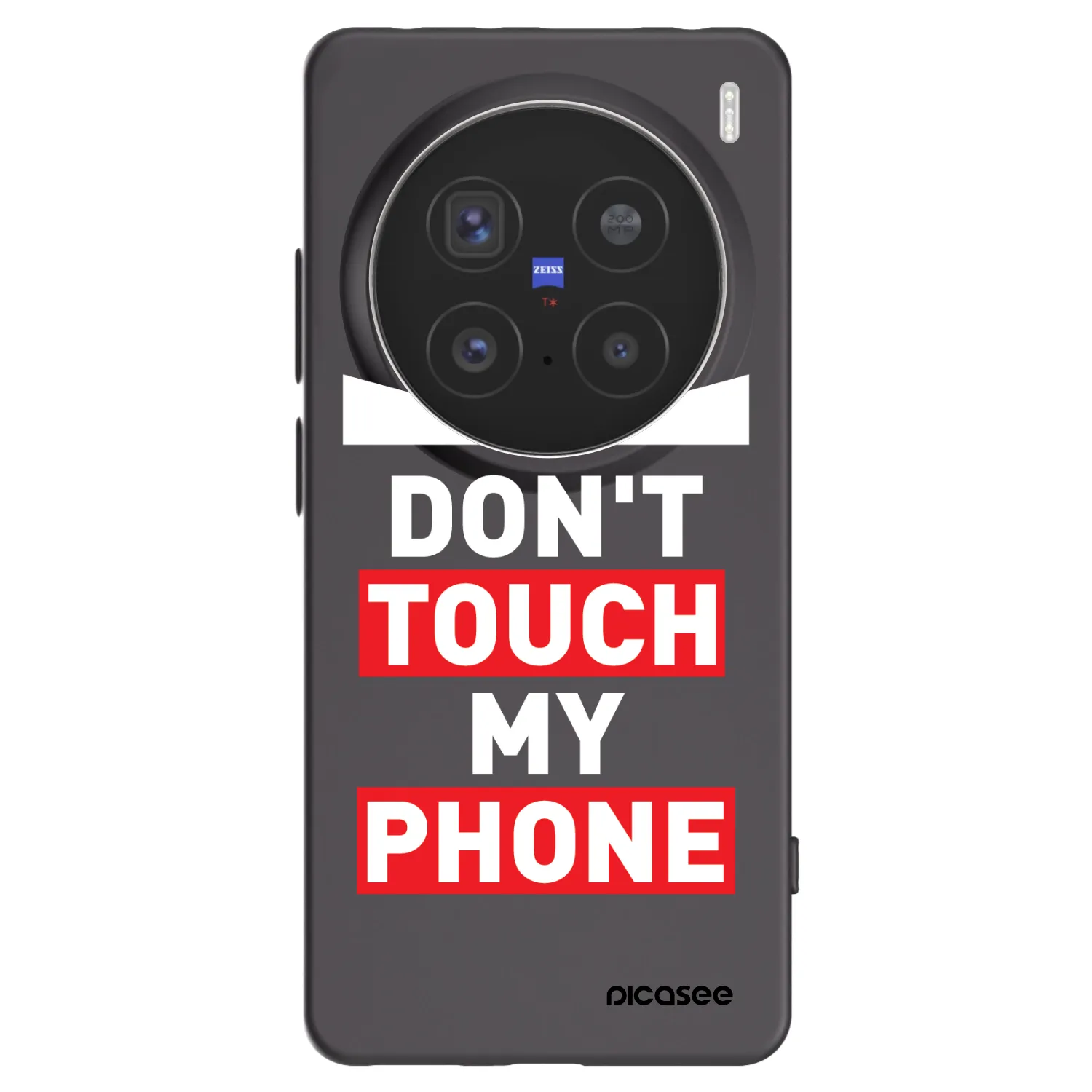 Picasee husă neagră din silicon pentru Vivo X200 Pro - Shadow Eye - Transparent