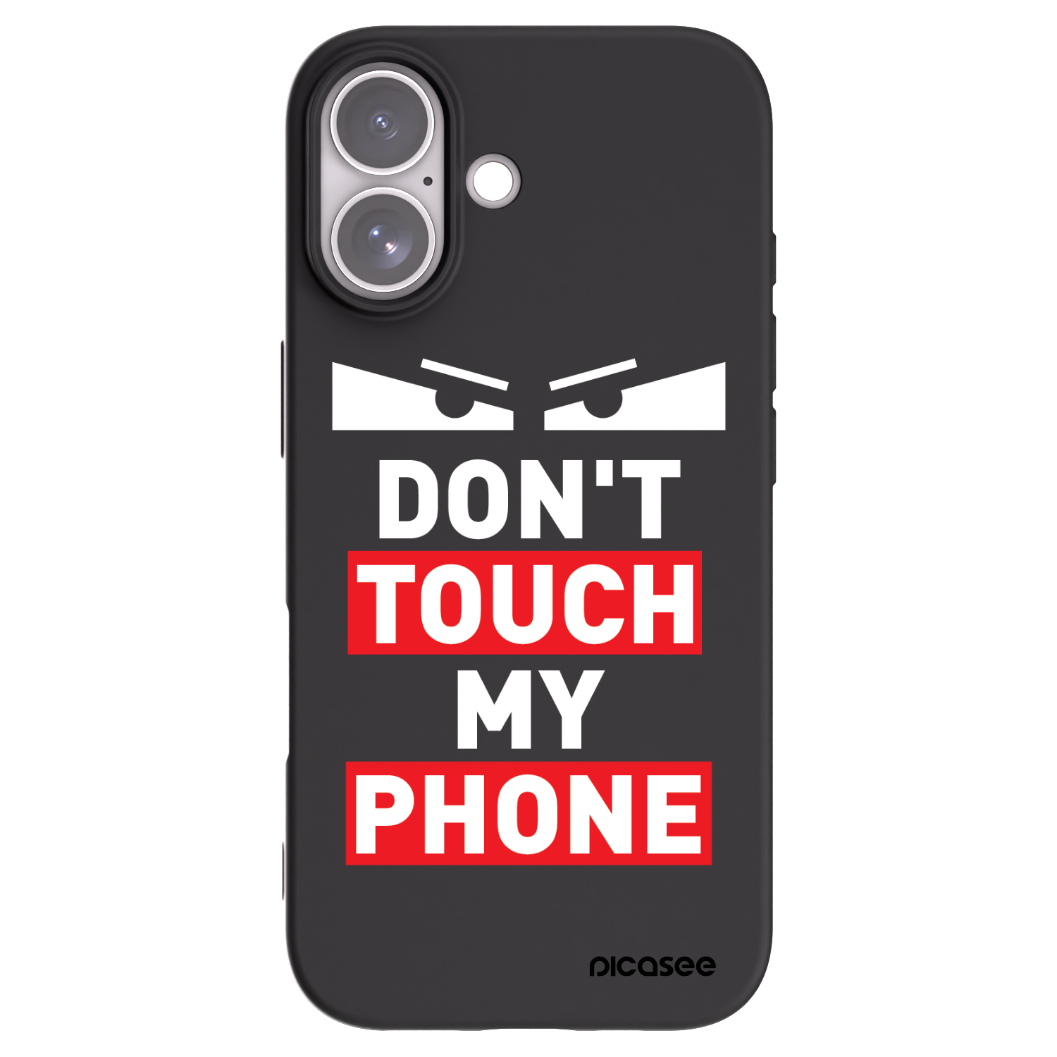 Picasee husă neagră din silicon pentru Apple iPhone 17 - Shadow Eye - Transparent