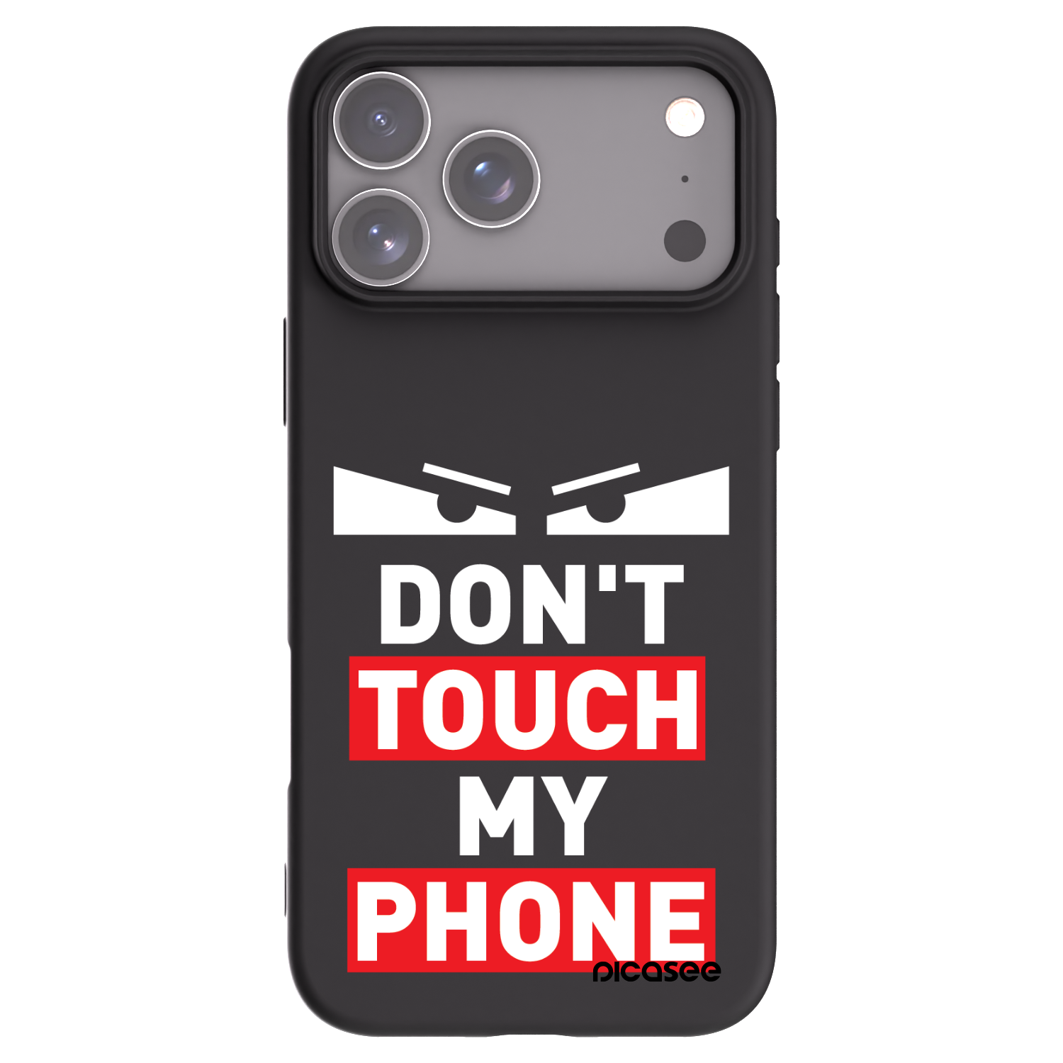 Picasee husă neagră din silicon pentru Apple iPhone 17 Pro Max - Shadow Eye - Transparent