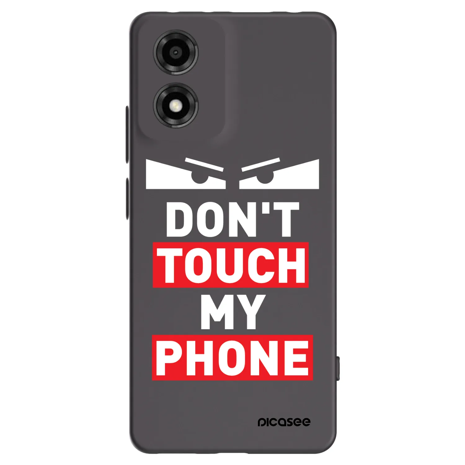 Picasee husă neagră din silicon pentru Motorola Moto E14 - Shadow Eye - Transparent