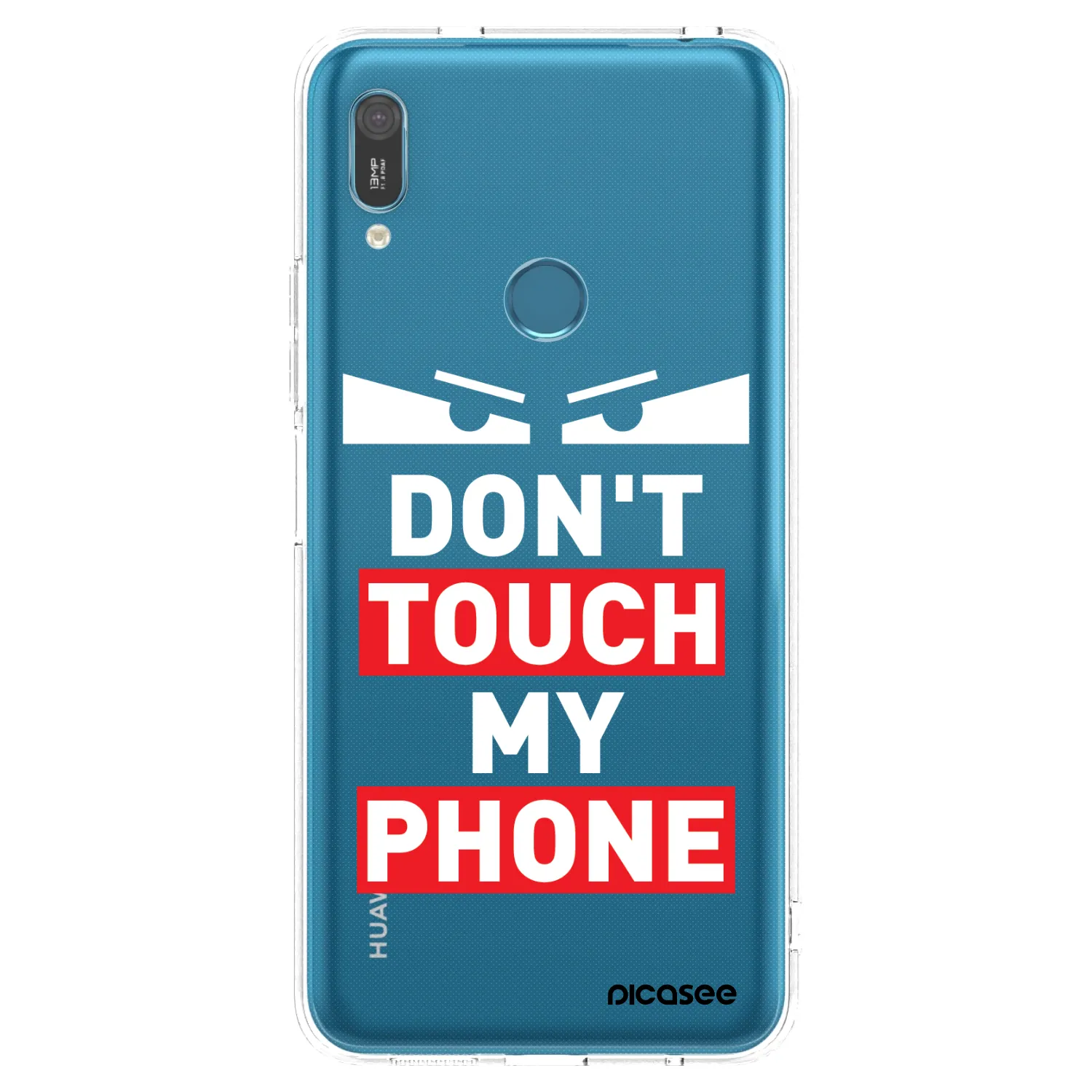Picasee husă transparentă din silicon pentru Huawei Y6 2019 - Shadow Eye - Transparent