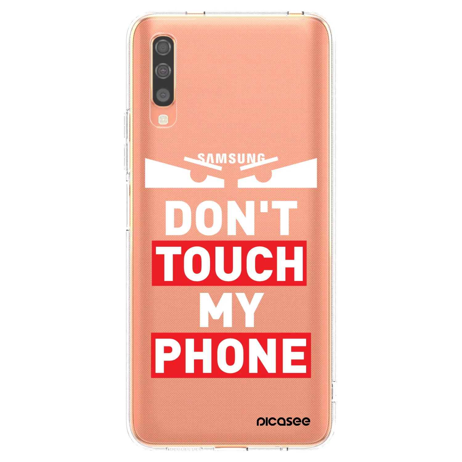 Picasee husă transparentă din silicon pentru Samsung Galaxy A70 A705F - Shadow Eye - Transparent