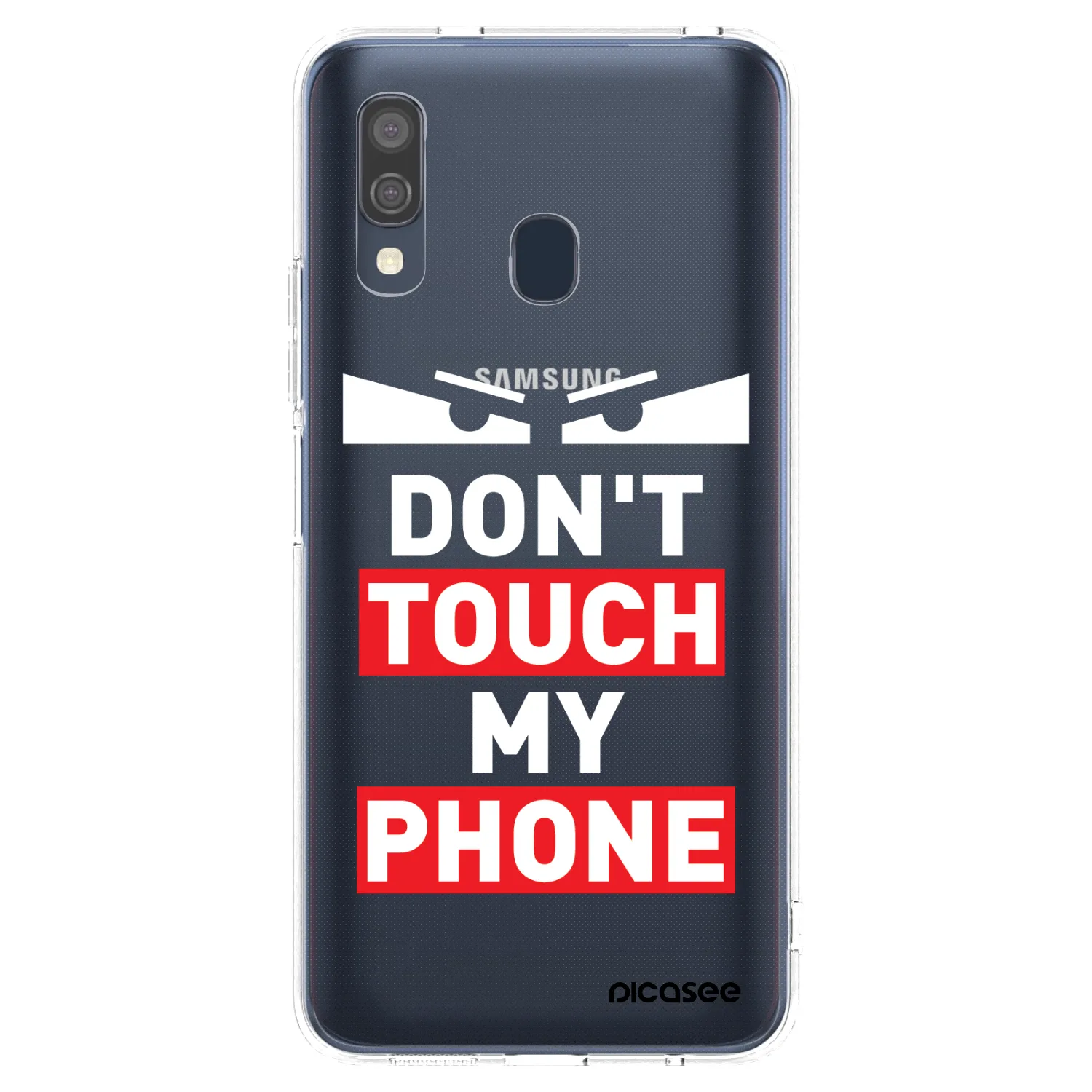 Picasee husă transparentă din silicon pentru Samsung Galaxy A40 A405F - Shadow Eye - Transparent