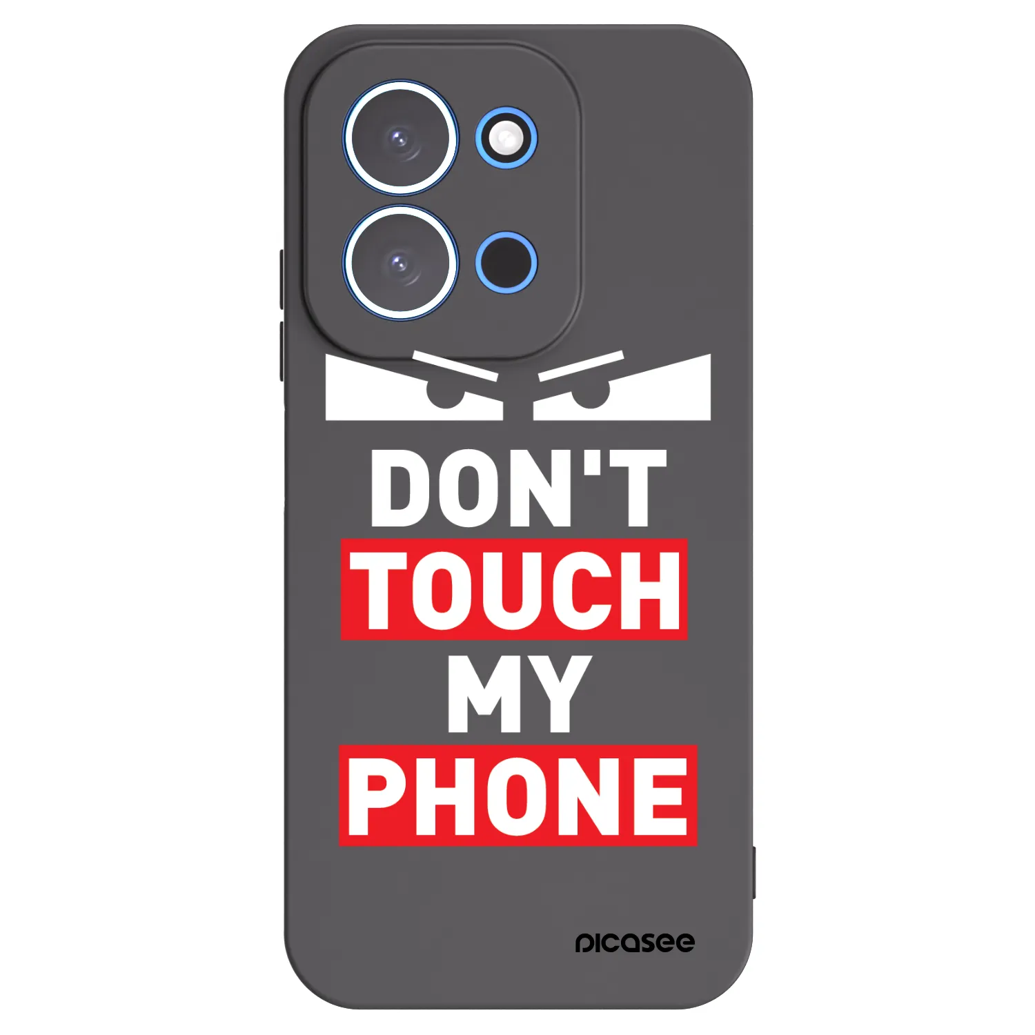 Picasee husă neagră din silicon pentru Xiaomi Redmi 15C 4G - Shadow Eye - Transparent