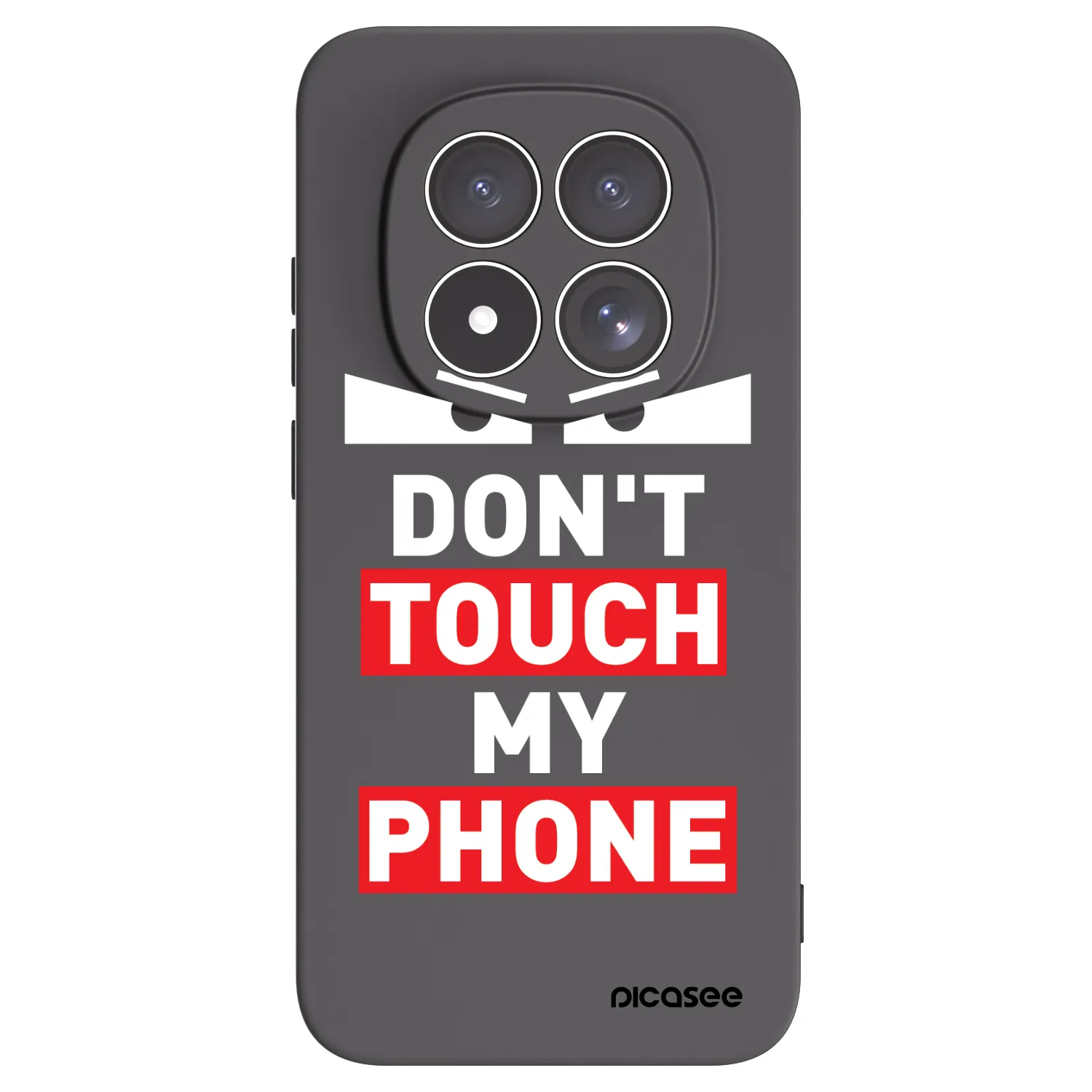 Picasee husă neagră din silicon pentru Xiaomi Redmi Note 15 Pro 4G - Shadow Eye - Transparent