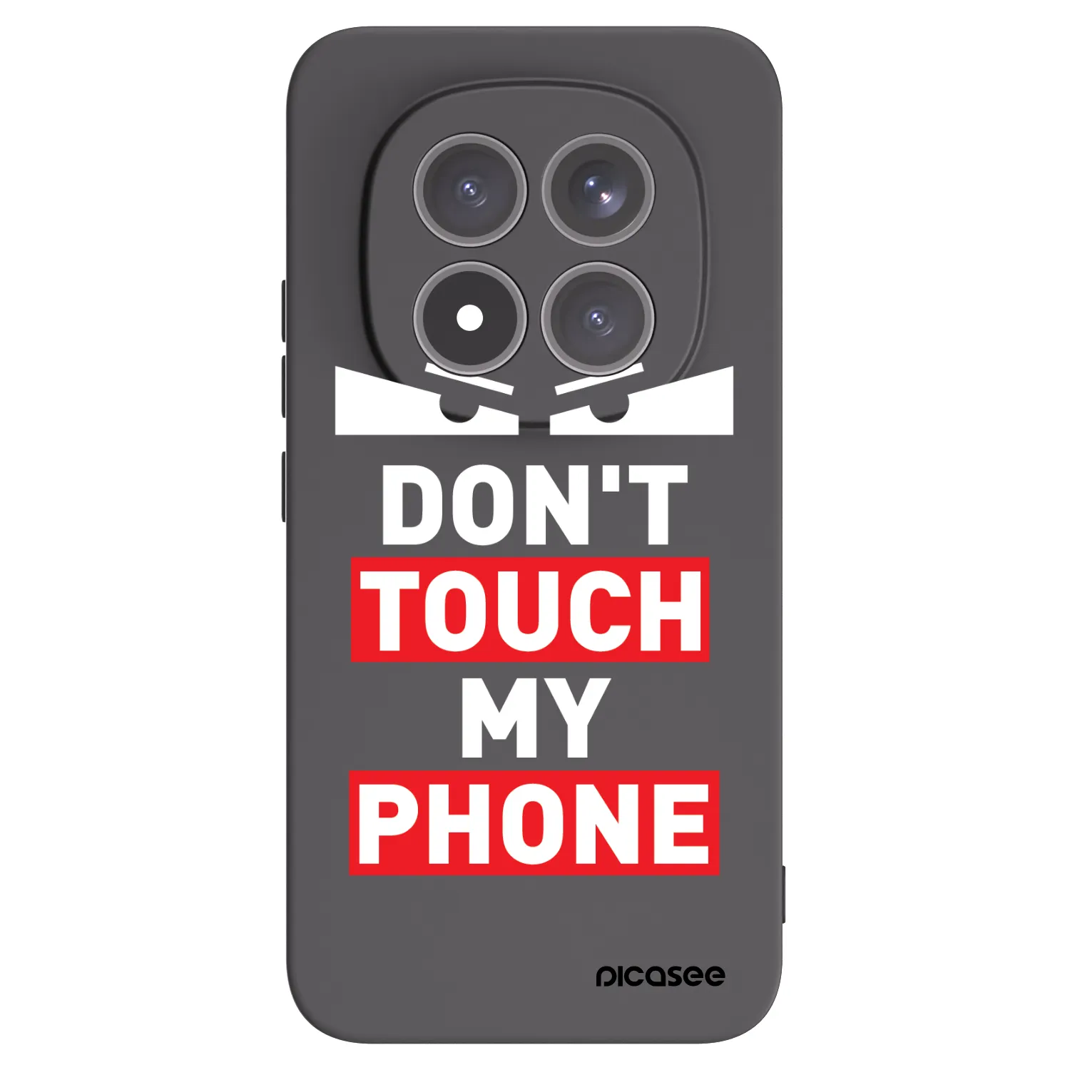 Picasee husă neagră din silicon pentru Xiaomi Redmi Note 15 Pro+ - Shadow Eye - Transparent