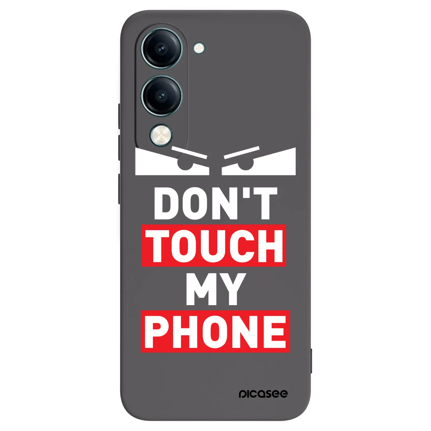 Picasee husă neagră din silicon pentru Vivo Y29s 5G - Shadow Eye - Transparent