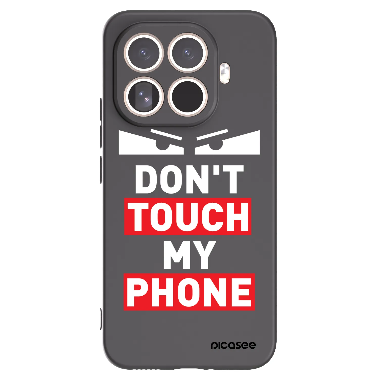 Picasee husă neagră din silicon pentru Xiaomi 15T Pro - Shadow Eye - Transparent