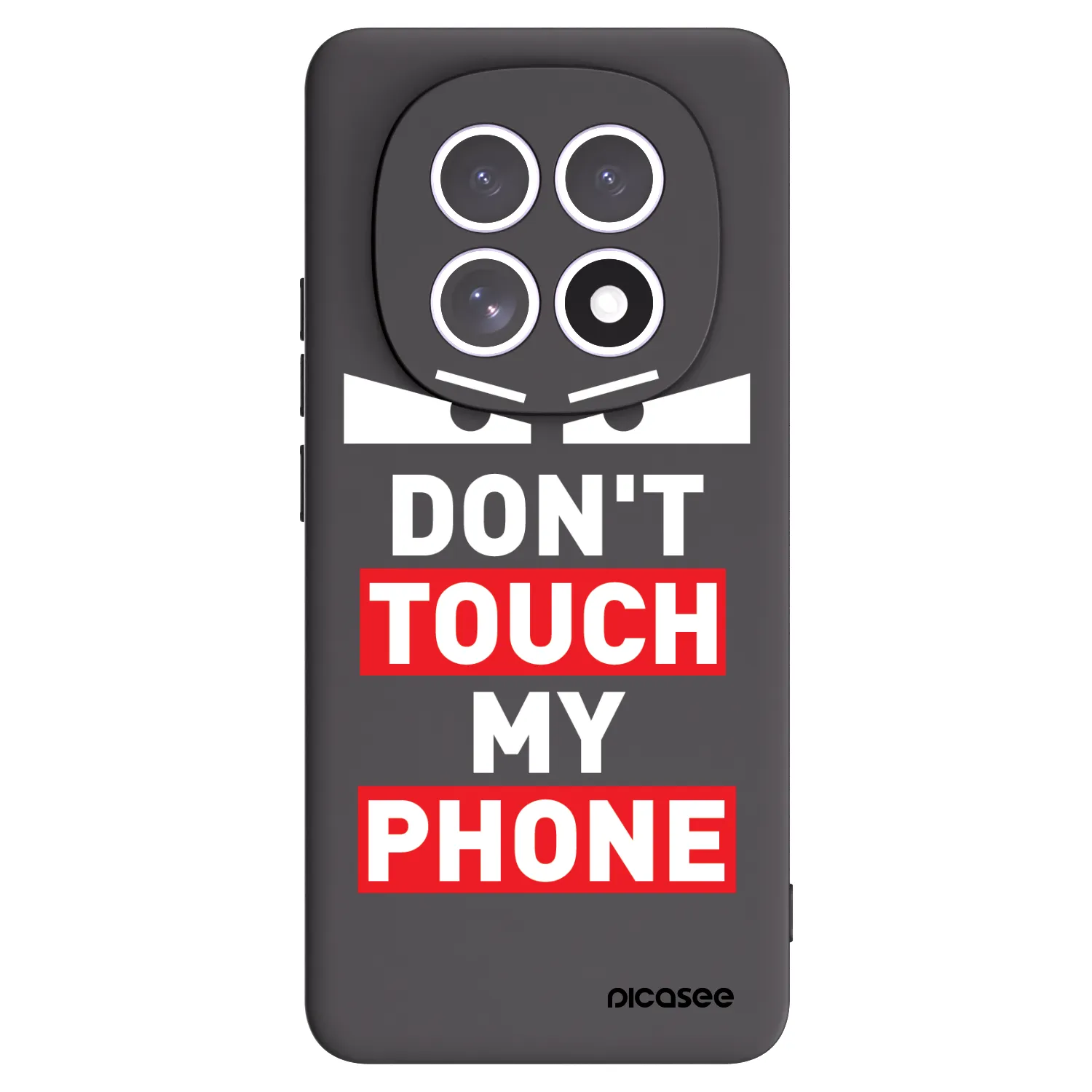 Picasee husă neagră din silicon pentru Xiaomi Redmi Note 15 - Shadow Eye - Transparent