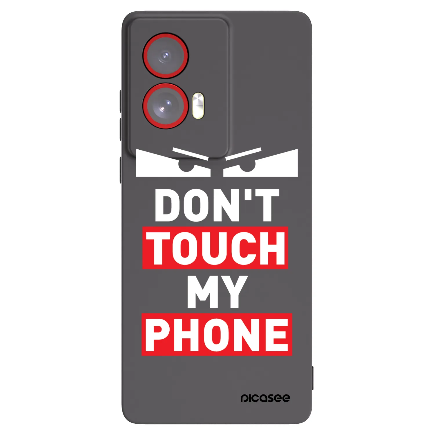Picasee husă neagră din silicon pentru Motorola Edge 50 Fusion - Shadow Eye - Transparent